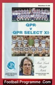 Mick Leach Testimonial Benefit Match QPR 1992