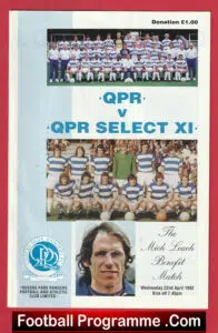 Mick Leach Testimonial Benefit Match QPR 1992