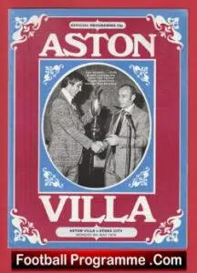 Aston Villa v Stoke City 1975