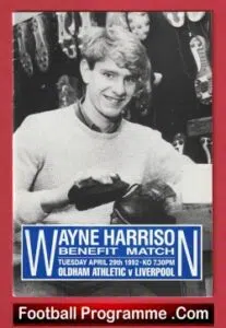 Wayne Harrison Testimonial Benefit Match Oldham Athletic 1992