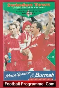 Steve White Testimonial Benefit Match Swindon Town 1993