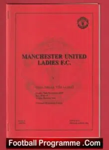 Manchester United Ladies v Belle Vue 1995 – Man Utd Womens Football
