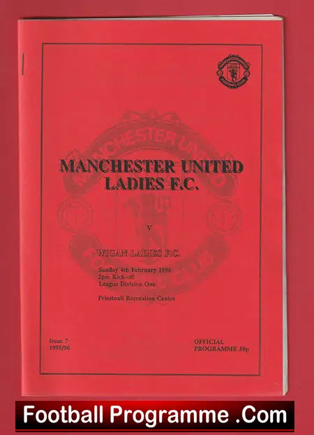 Manchester United Ladies v Wigan 1996 - Man Utd Womens Football - Image 2