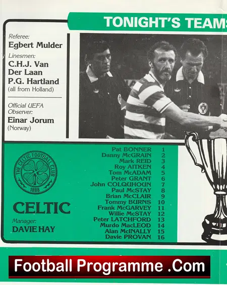 Glasgow Celtic v KAA Gent 1984 - European Cup - Image 3