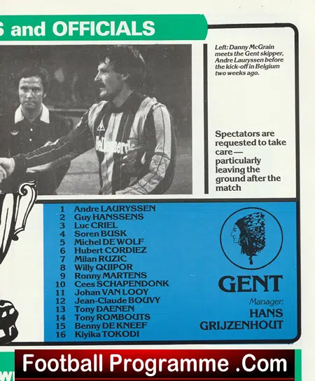 Glasgow Celtic v KAA Gent 1984 - European Cup - Image 4