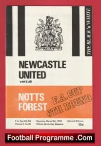 Newcastle United v Nottingham Forest 1974