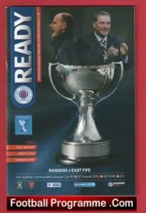 Glasgow Rangers v East Fife 2012 – 1st First Home Game Division 3