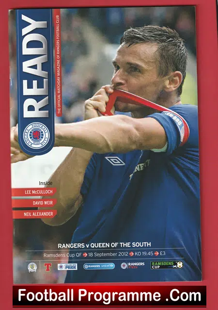 Glasgow Rangers v Queen Of The South 2012 - Division 3 - Image 2