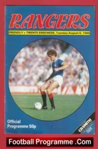 Glasgow Rangers v Twente Enschede 1985