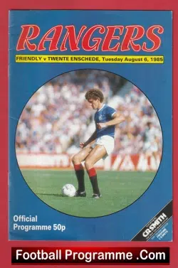 Glasgow Rangers v Twente Enschede 1985