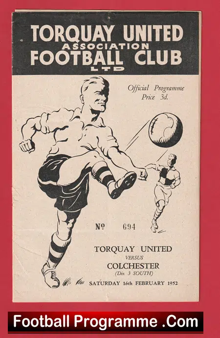 Torquay United v Colchester United 1952 - Image 2