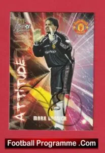Manchester United Mark Bosnich Signed Autographed Football Card