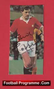 Manchester United Steve Coppell Signed Autograph Picture