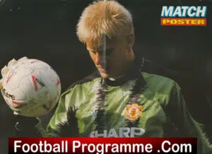 Manchester United Peter Schmeichel Signed Autographed Football Poster