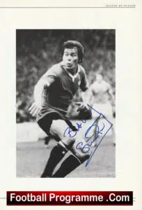 Manchester United Stuart Pearson + Alex Forsyth Signed Autograph Picture
