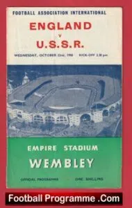 England v Russia 1958 – Bobby Charlton – Tom Finney
