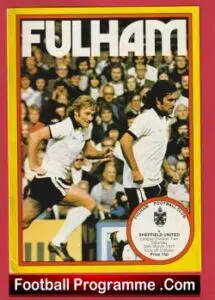 Fulham v Sheffield United 1977 – Bobby Moore