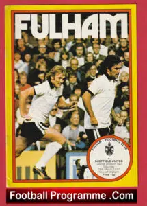 Fulham v Sheffield United 1977 – Bobby Moore