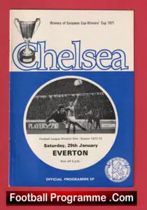 Chelsea v Everton 1972