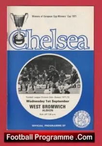Chelsea v WBA 1971
