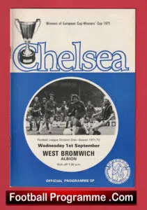 Chelsea v WBA 1971