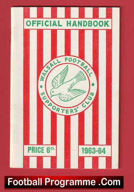 Walsall Football Club Official Handbook 1963 - 1964 - Image 2
