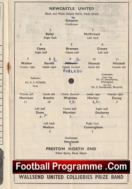 Newcastle United v Preston 1952 - 1950s - Image 3