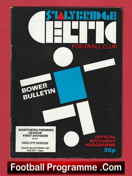 Stalybridge Celtic v Radcliffe Borough 1987 - Image 2