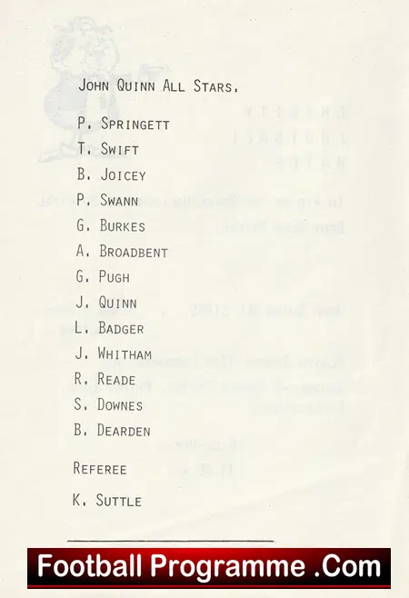 Miners Arms Chapeltown v John Quinn All Stars 1980s - Charity Match Hampshire - Image 3