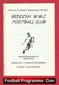 Reddish WMC v Chorlton Town 1999 – Manchester Amateur Cup