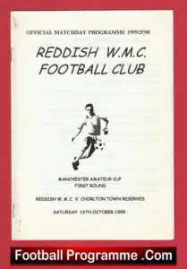 Reddish WMC v Chorlton Town 1999 – Manchester Amateur Cup