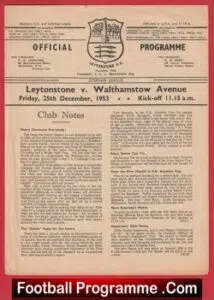 Leytonstone v Walthamstow Avenue 1953 – 1950s