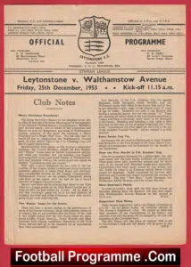 Leytonstone v Walthamstow Avenue 1953 – 1950s