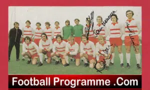 Doncaster Rovers Football Club Multi Autographed Signed Team Picture 1970’s