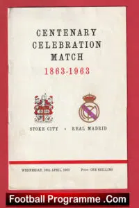 Stoke City v Real Madrid 1963 – Centenary Match Pushkas – Di Stefano