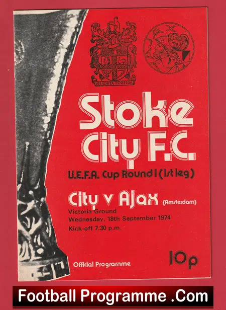 Stoke City v Ajax 1974 - Amsterdam Dutch Team - Image 2