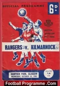 Glasgow Rangers v Kilmarnock 1962 – Scotland Cup Semi Final
