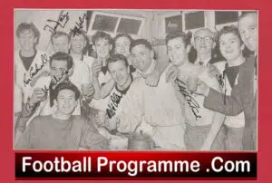 Grimsby Town Football Club Multi Autographed Signed Picture 1960s