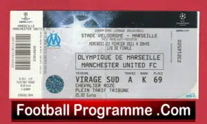 Olympique Marseille v Manchester United 2011 – Football Ticket France