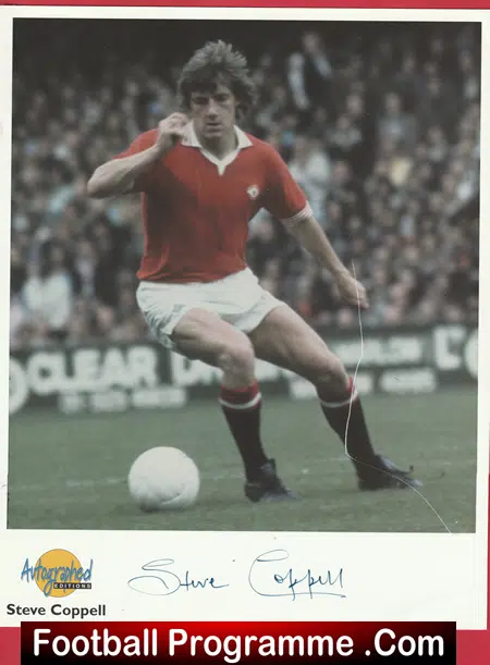 Manchester United Steve Coppell Signed Autographed Editions Picture Card - Image 2