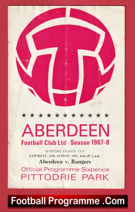 Aberdeen v Glasgow Rangers 1967 – Sir Alex Ferguson Debut 1st