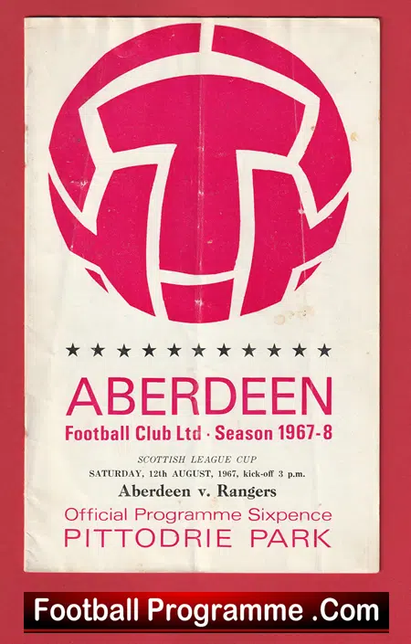 Aberdeen v Glasgow Rangers 1967 - Sir Alex Ferguson Debut 1st - Image 2