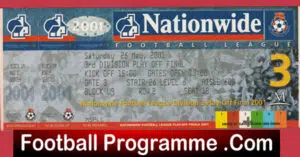 Blackpool Leyton Orient 2001 – L3 Playoff Final Football Ticket