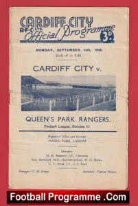 Cardiff City v QPR 1948 – 1940s