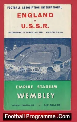 England v Russia 1958 – Bobby Charlton – Tom Finney