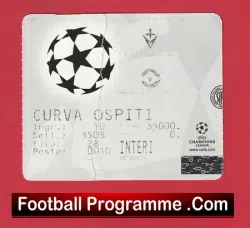 Fiorentina v Manchester United 1999 – Match Ticket Italy