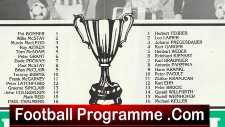 Glasgow Celtic v Rapid Vienna 1984 - European Cup Winners Cup - Image 3
