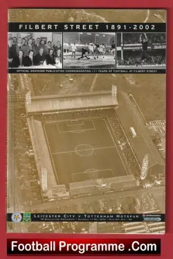 Leicester City v Tottenham 2002 – Final Match at Filbert Street