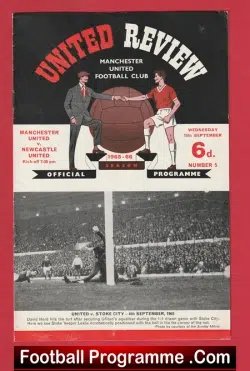 Manchester United v Newcastle United 1965 – Man Utd