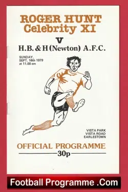 Newton AFC v Roger Hunt XI 1979 – Charity Match + Bobby Charlton